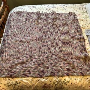 Homemade crocheted blanket